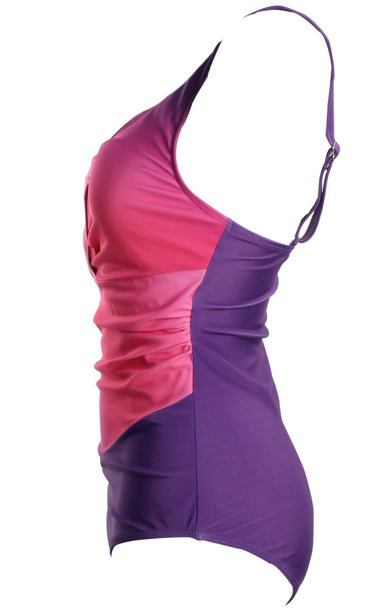 Chic Rainbow Swimsuit-Elevate your Beach Look