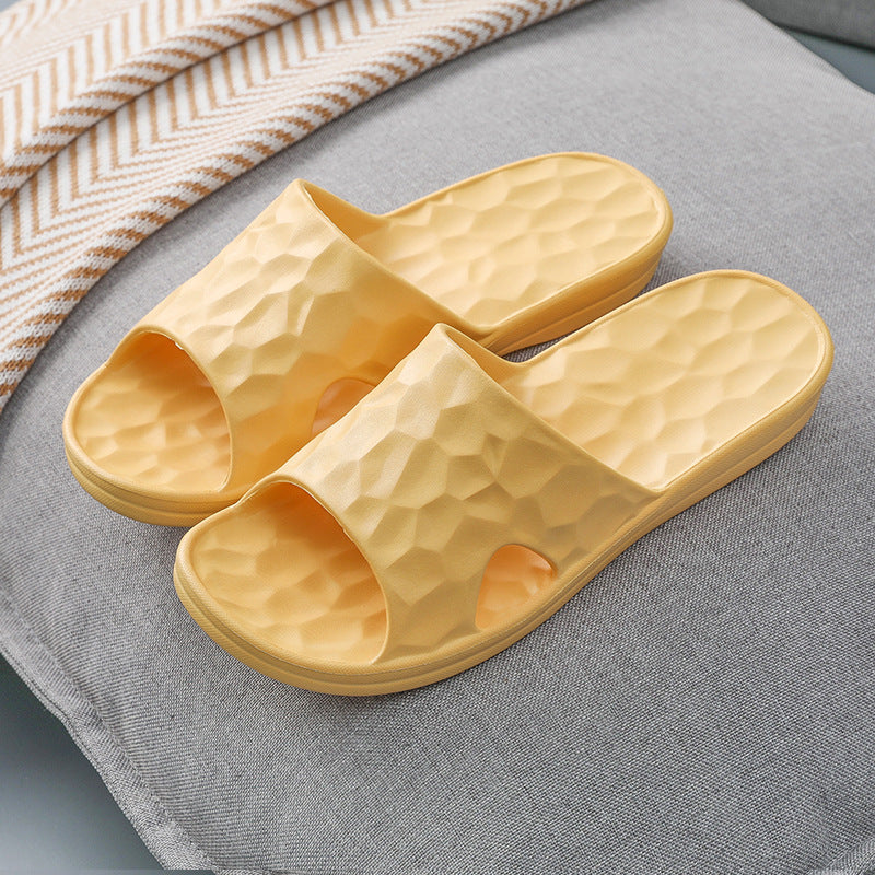 Geometric Slippers for Women-Stylish Home and Bathroom Footwear