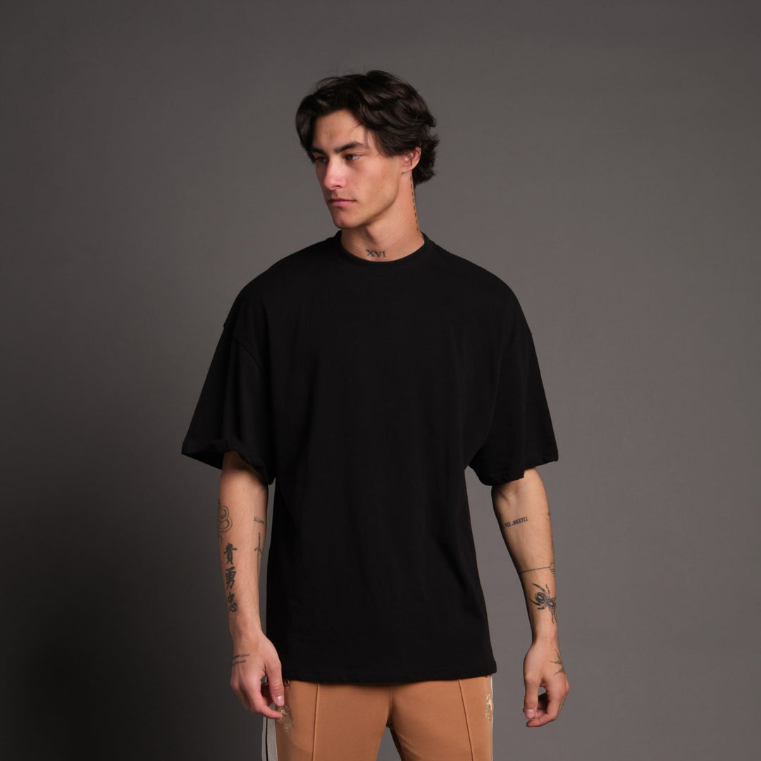 Men's Round Neck Cotton Running Short Sleeved T-shirt