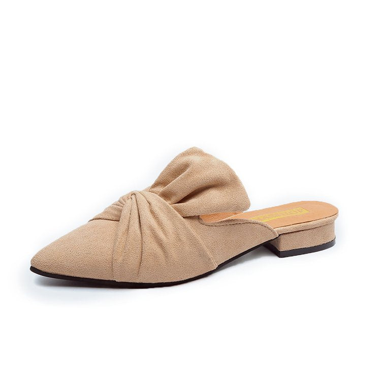 Pointed Suede Slippers for Timeless Style and Chic Sophistication