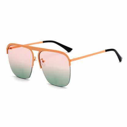 Half Frame Fashion Trend Sunglasses for a Stylish Look