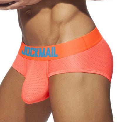 Men's Mesh Breathable Sports Fitness Briefs for Active Support