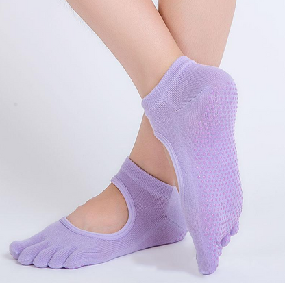 Ladies's Hole-Dispensing Sports Yoga Socks with Ultimate Support