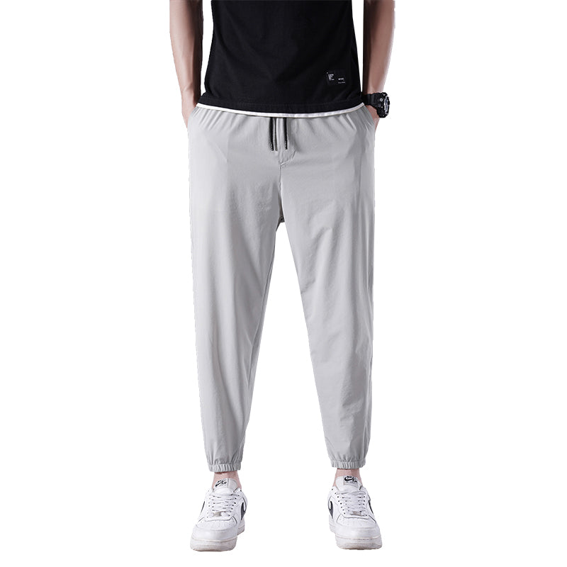 Men's Ice Silk Casual Sports Pants for Cool and Casual Vibes