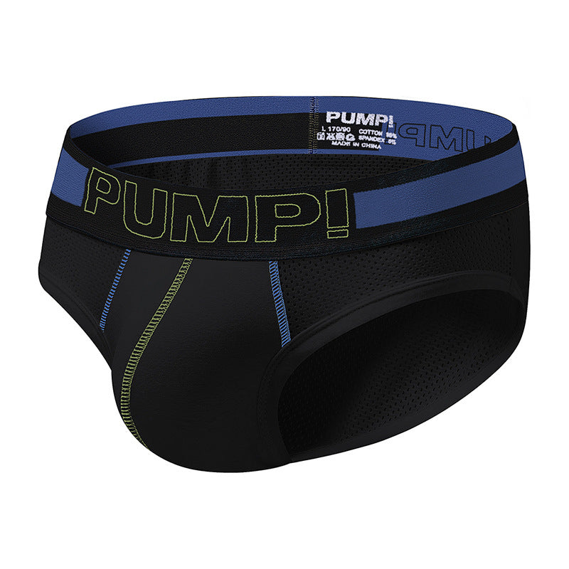 Men's Low Waist Briefs with Dried Shrimp Supply for Breathable Appeal