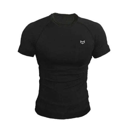 Men's Training Elastic Quick Dry Tights Sports T-shirt