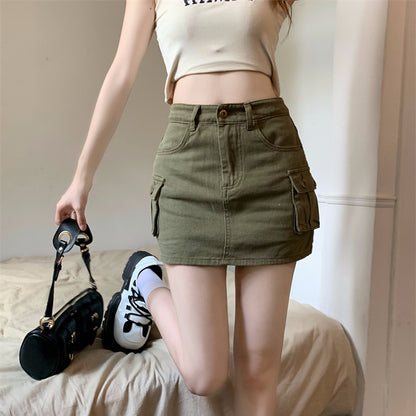 Fashion Personality Denim Skirt for Women's Stylish Wardrobe