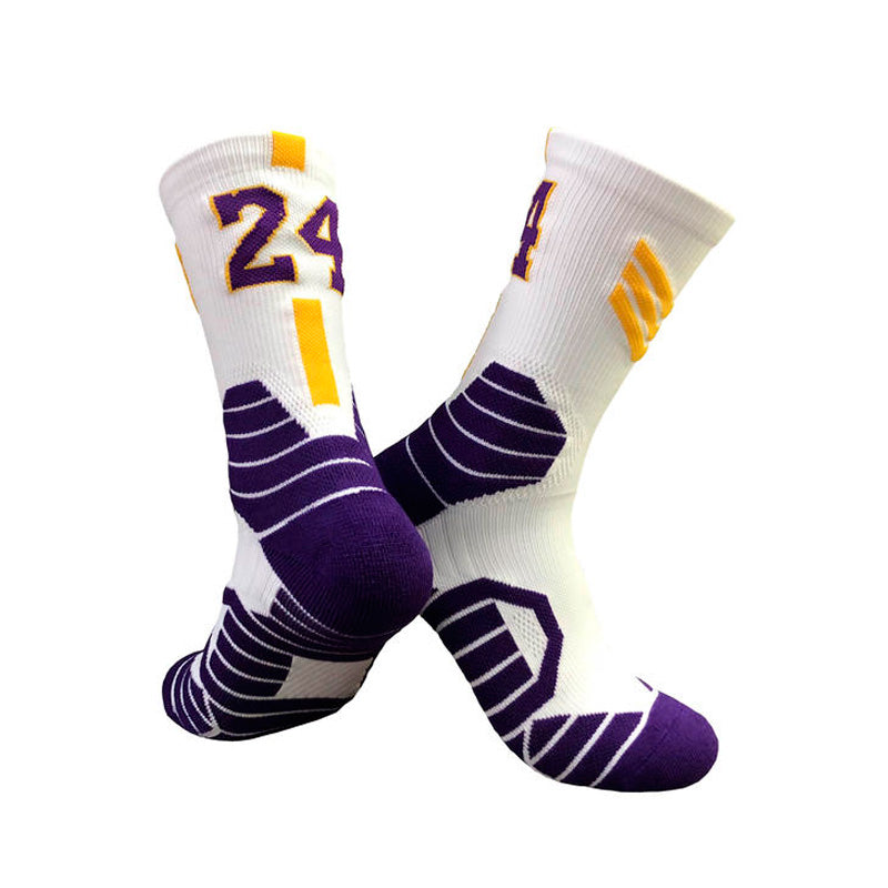 Superstar Basketball Socks-លើកកំពស់ហ្គេមរបស់អ្នកជាមួយនឹងការលួងលោម និងរចនាប័ទ្ម