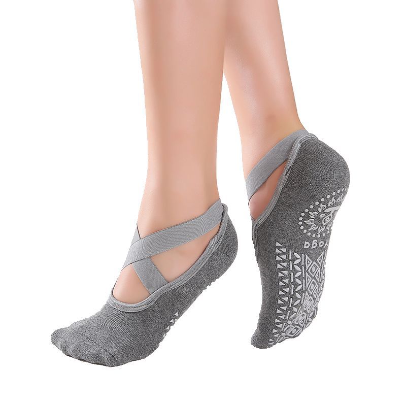 Cross Belt Yoga Socks-Stylish and Supportive Footwear