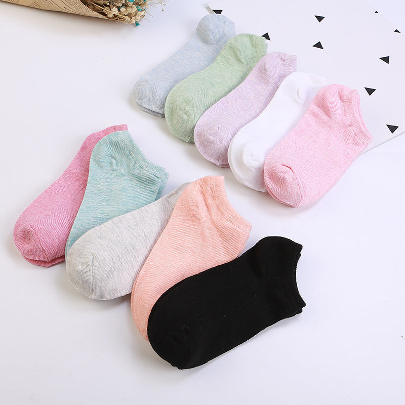 Solid Color Ladies Socks for Everyday Elegance with Classic Comfort