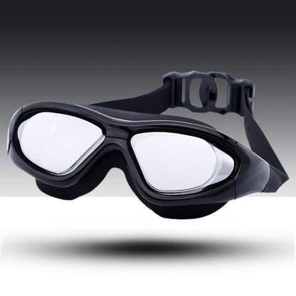 Waterproof Silicone Anti-Fog Swimming Goggles with Clear Vision