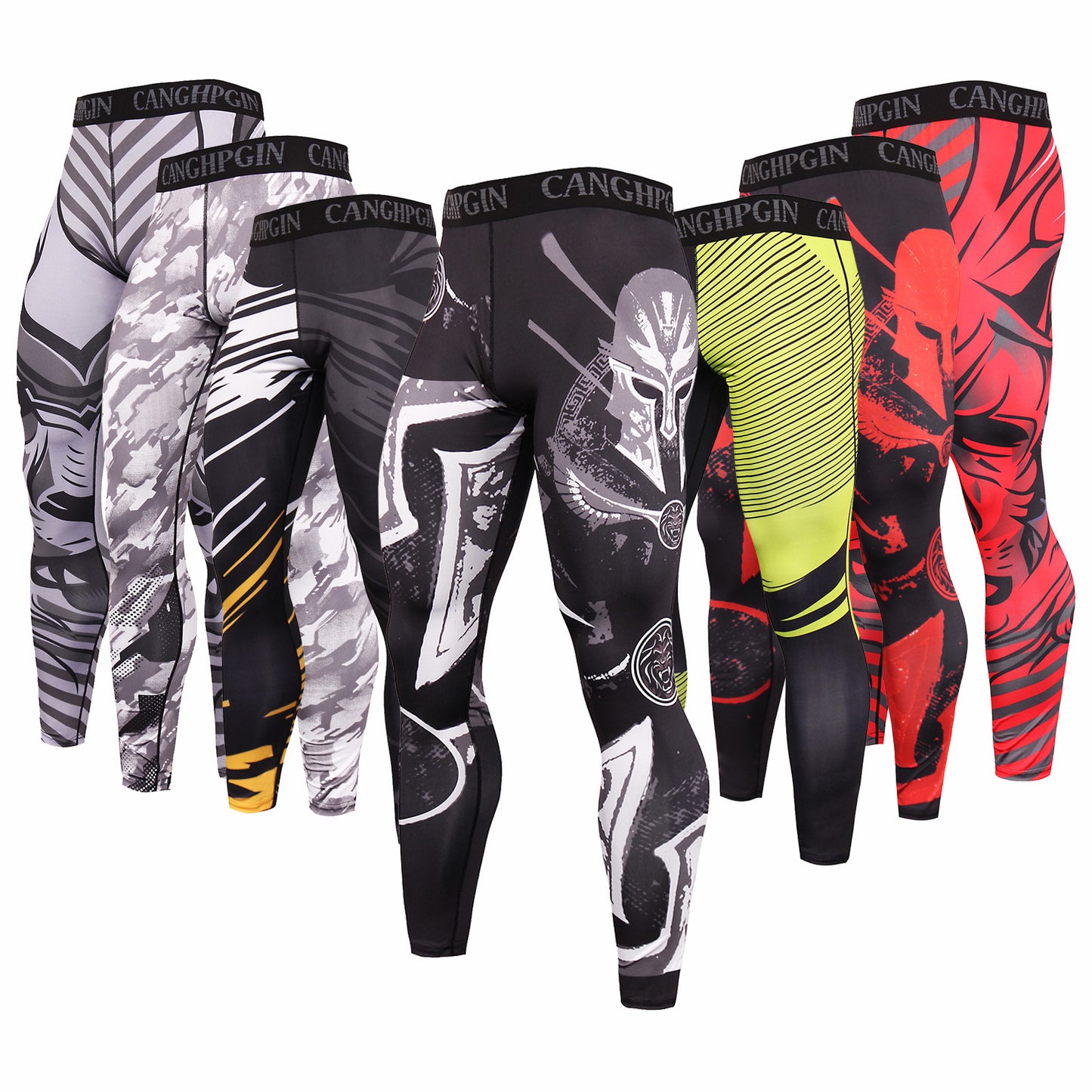 Men's High Elastic Compression Pants-Quick-Drying Fitness Pants