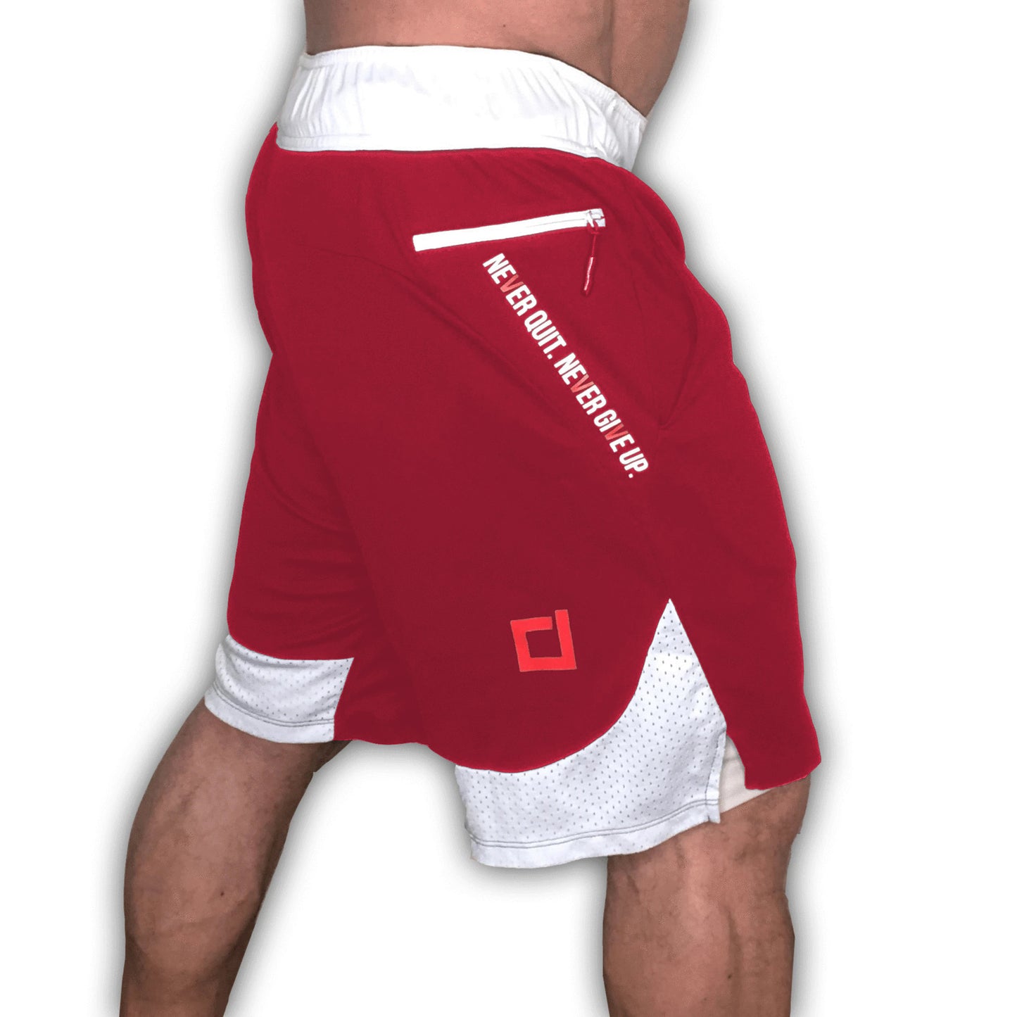 Muscle Men Double Layer Shorts with Stylish and Functional