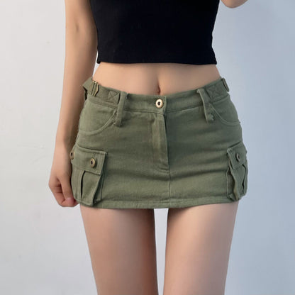 Women's Fashion High Waist Pants Skirt for Effortless Elegance