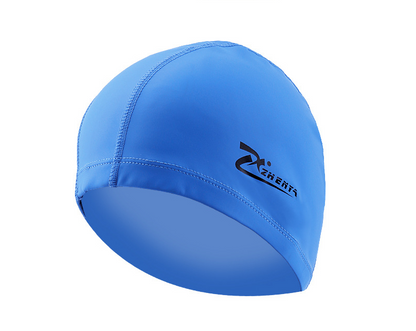 Waterproof PU Cloth Swimming Caps with Stylish Protection