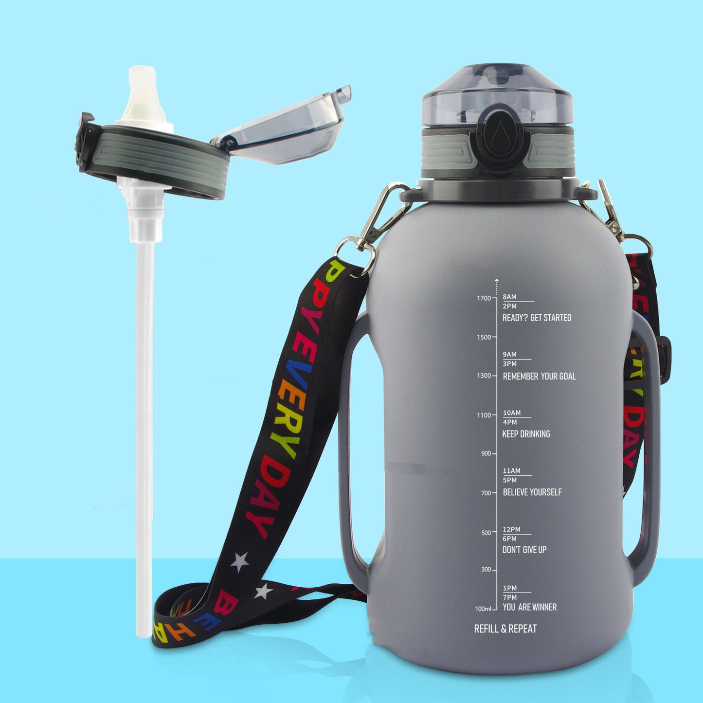 Large Capacity and Foldable Water Cup for On-the-Go Hydration