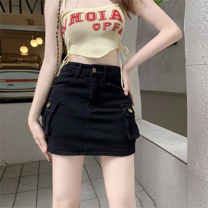 Fashion Personality Denim Skirt for Women's Stylish Wardrobe