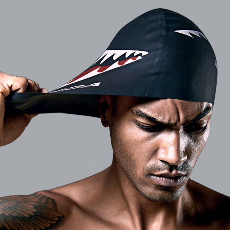 Silicone Swimming Cap with Comfortable and Durable Head Protection