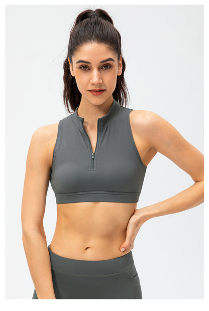 Hollow Out Sports Bra ជាមួយ​ខ្នើយ​កើយ​ស្រួល​សម្រាប់​សុខភាព