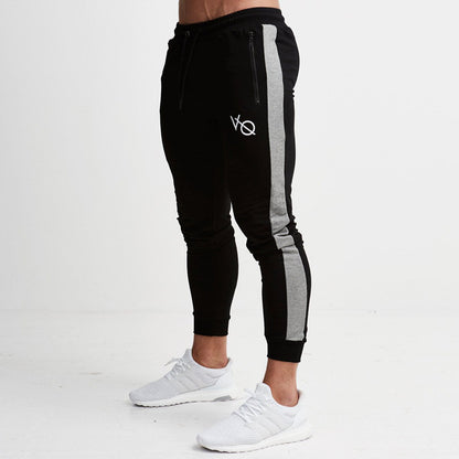 Splicing Zipper Slim-Fit Running Pants-Stylish and Comfortable