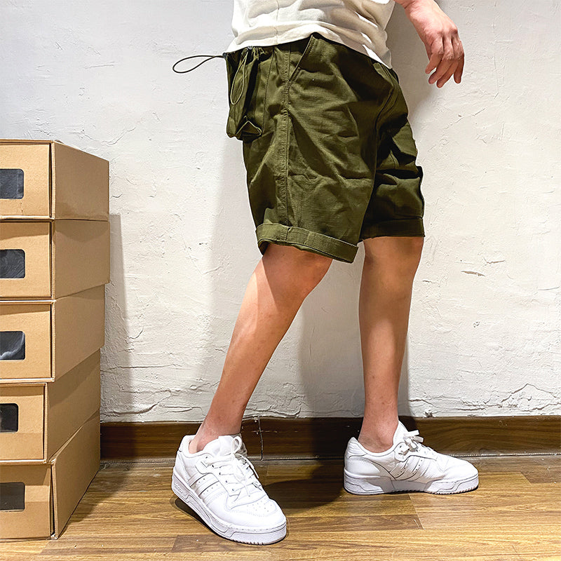 Men's Thin Loose Casual Cotton Cargo Shorts with Comfort and Trend