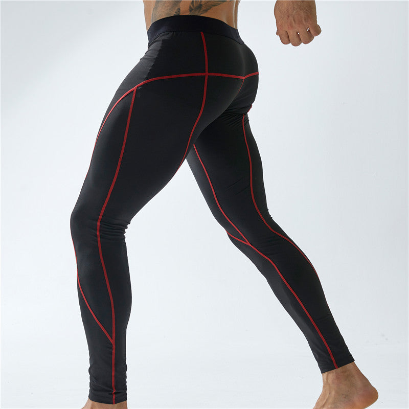 ខោកីឡាបុរស Elastic Tight Workout Sports - មានផាសុកភាព និងទាន់សម័យ