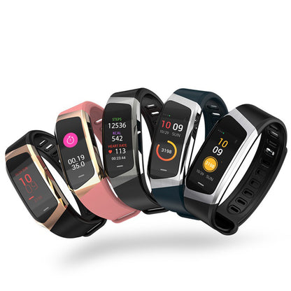 สมาร์ทวอท์ชผู้ชายผู้หญิงกีฬาหน้าจอสัมผัส Smartband ความดันโลหิตกันน้ำว่ายน้ำสร้อยข้อมือกีฬานาฬิกาผู้ชายสำหรับ Xiaomi