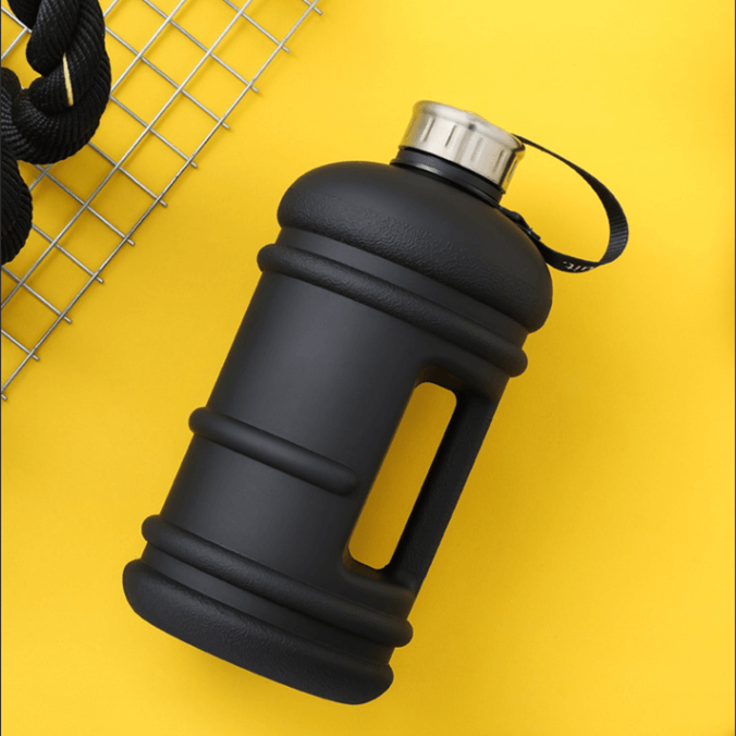 Large Capacity Fitness Water Bottle with Scale for Sports Enthusiasts