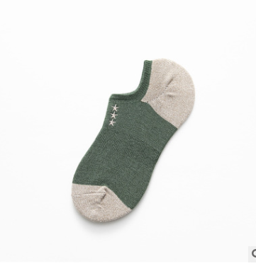 Men's Cotton Socks with Embroidery Detail for Stylish Comfort