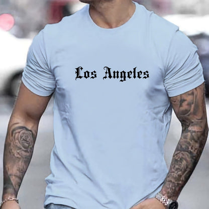 Men's Round Neck T-shirt Featuring Personalized Patterns