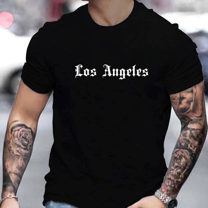 Men's Round Neck T-shirt Featuring Personalized Patterns