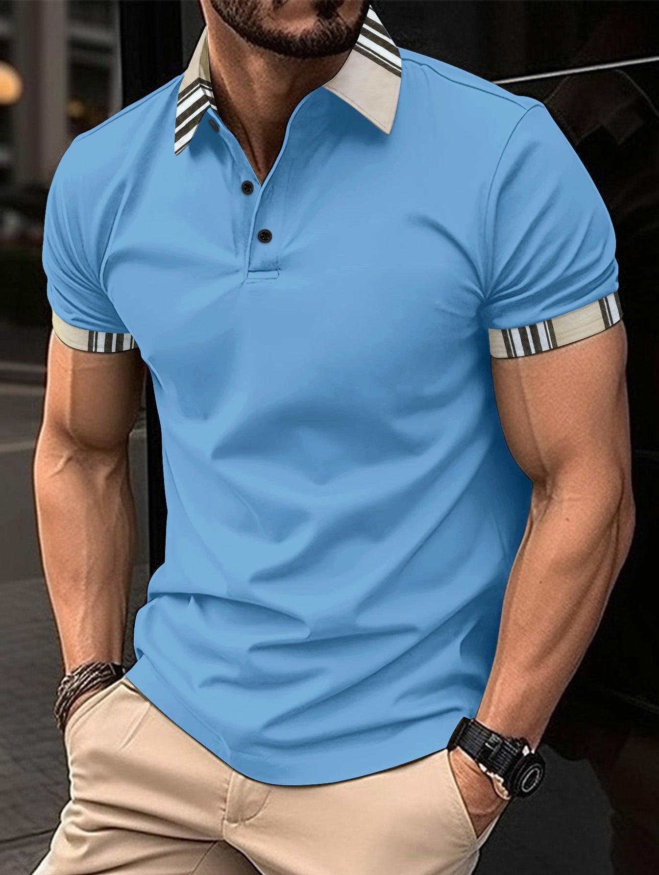 Men's Sports Polo Shirt-Stylish and Functional Athletic Wear