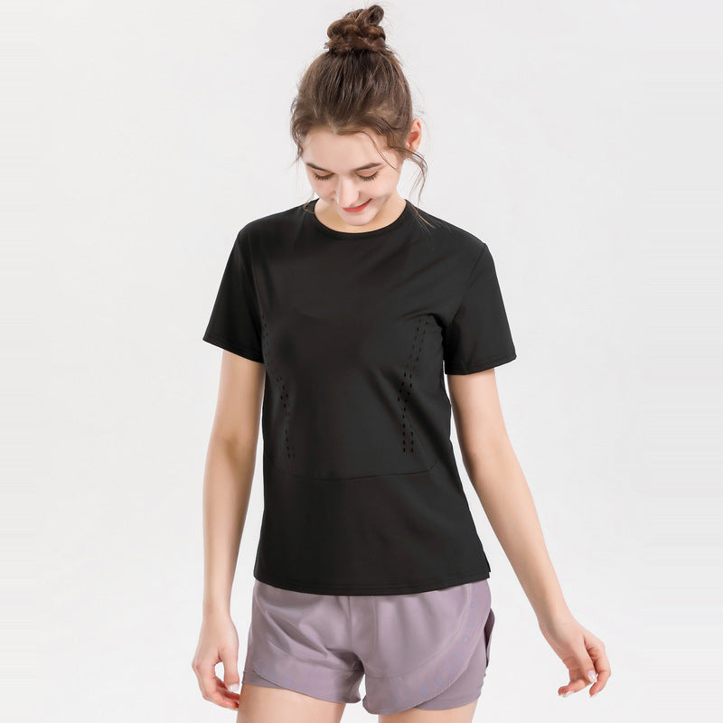 Breathable Loose Short-sleeved Top for Running and Fitness