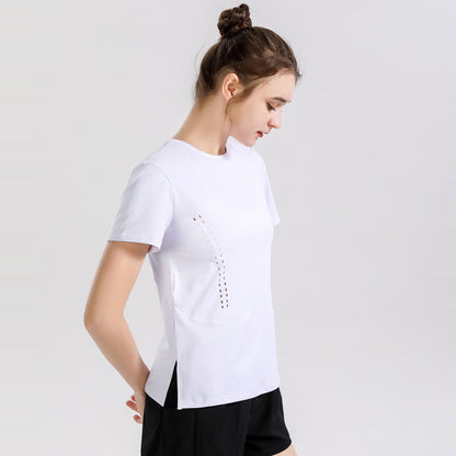 Breathable Loose Short-sleeved Top for Running and Fitness