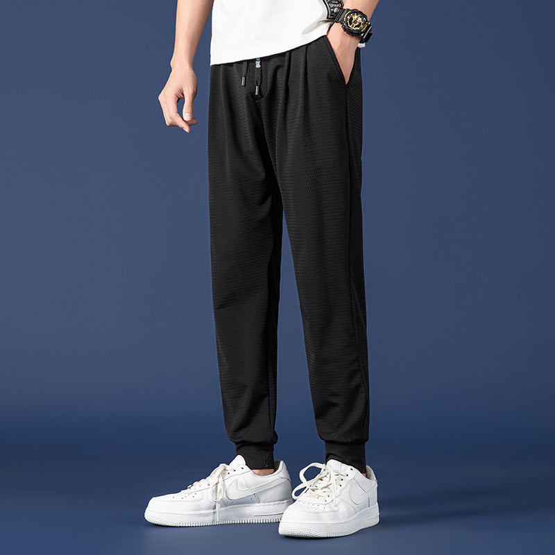 Drawstring Wide-Leg Sweatpants-Comfortable and Stylish