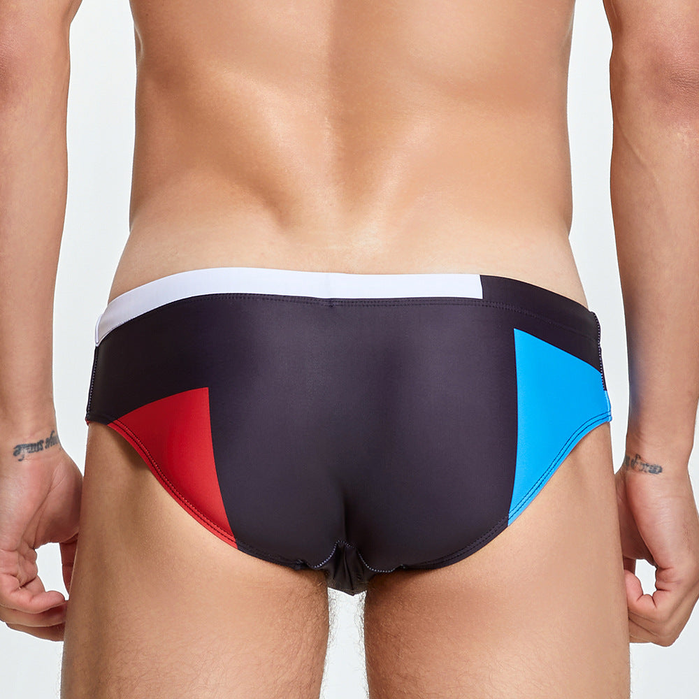 Seaside Swim Briefs for Men-Stylish and Comfortable Swimming Trunks