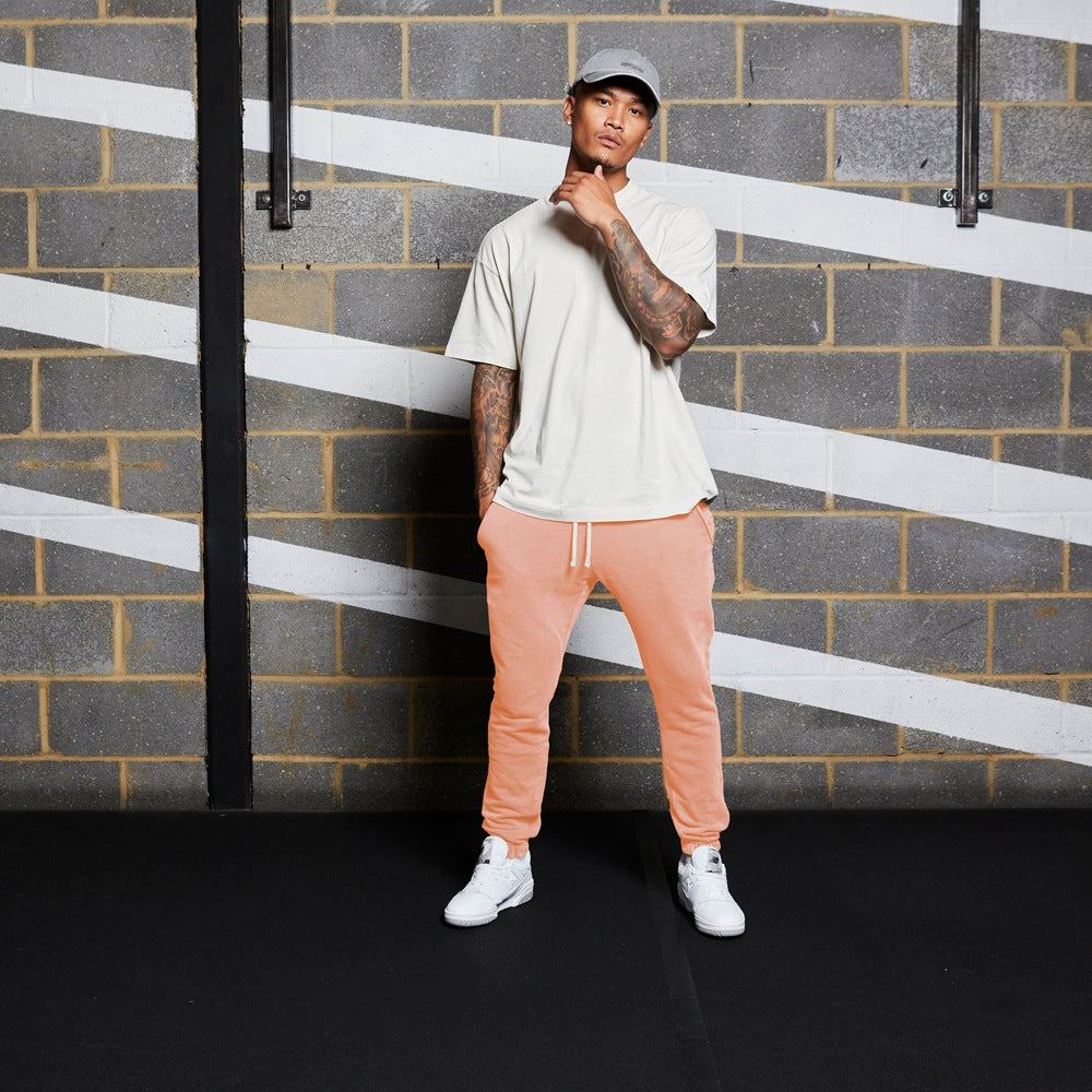 Men's Solid Color Casual Sports Trousers-Perfect for Sports Activities