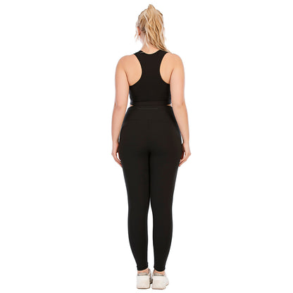 Plus Size Workout Clothes Suit-Stylish and Comfortable Yoga Tight Fit