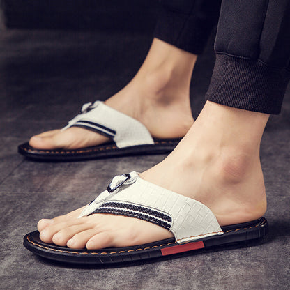 Trendy Men's Shoes with a Touch of Style in Stylish Flip-Flops