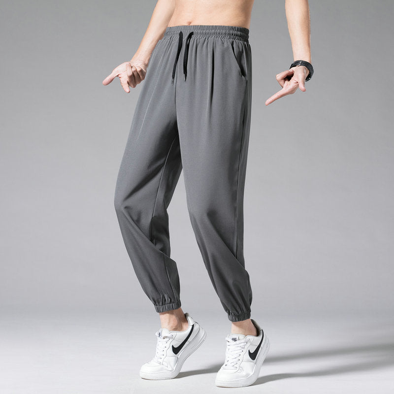 Drawstring Wide-Leg Sweatpants-Comfortable and Stylish