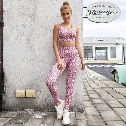 Leopard Print Workout leggings និងឈុតកីឡា បង្កើនរចនាប័ទ្មរបស់អ្នក។