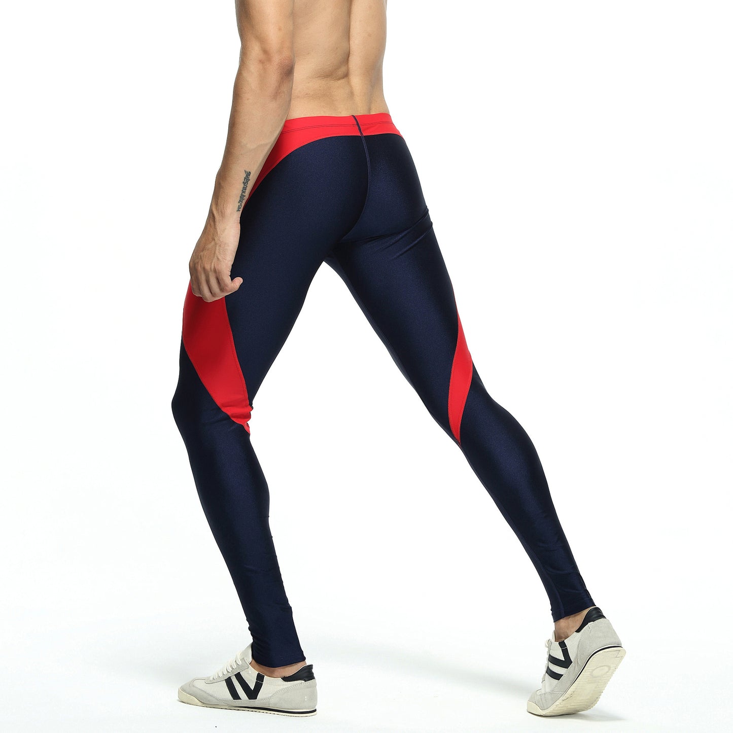 Nylon Men's Ninth Gym Pants-Comfortable and Stylish Activewear