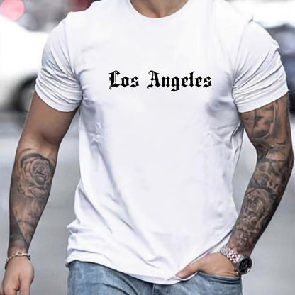 Men's Round Neck T-shirt Featuring Personalized Patterns