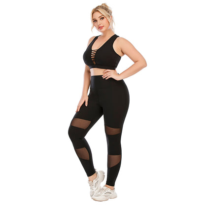 Plus Size Workout Clothes Suit-Stylish and Comfortable Yoga Tight Fit