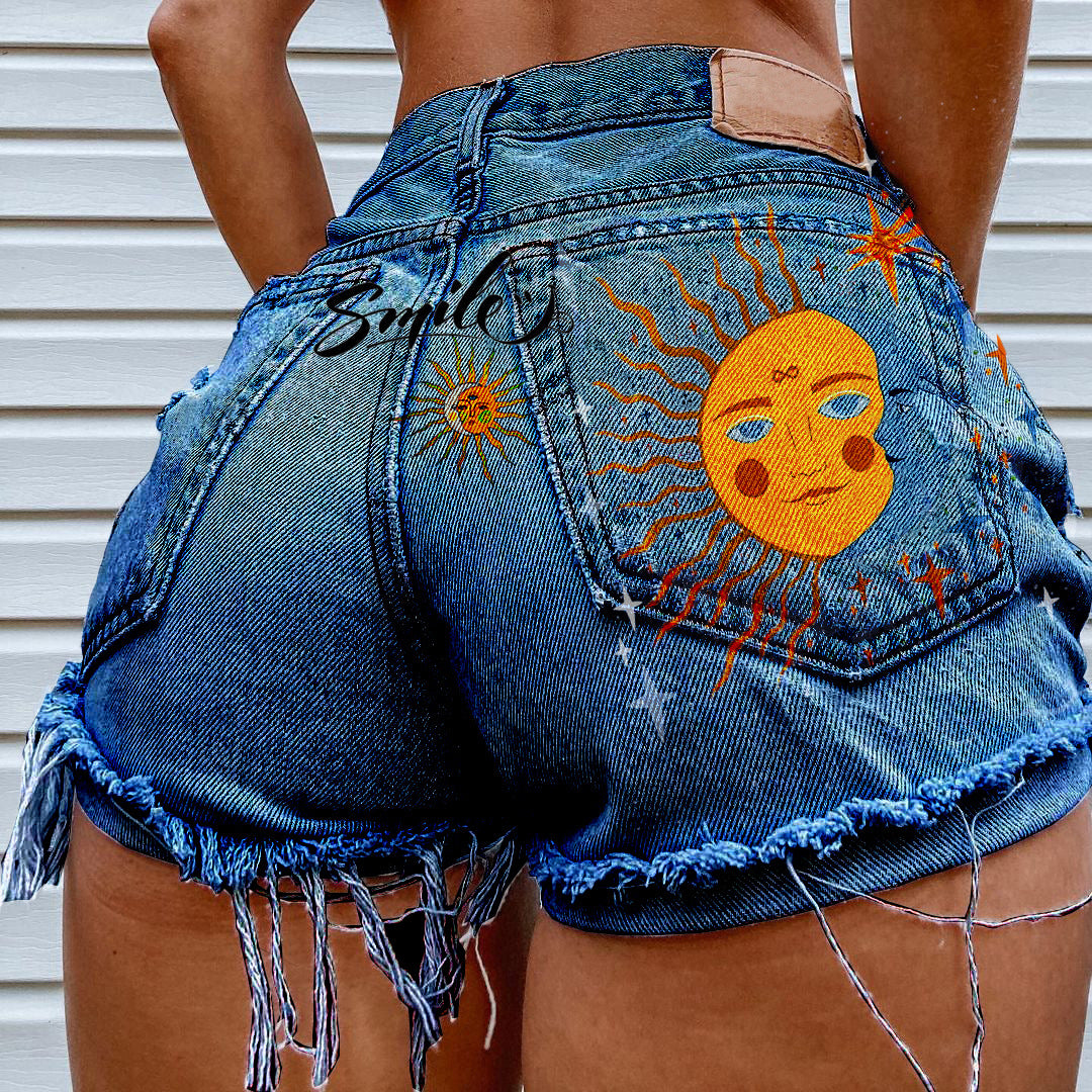 Women's Casual Vintage Denim Shorts for a Timeless Look