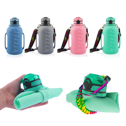 Large Capacity and Foldable Water Cup for On-the-Go Hydration