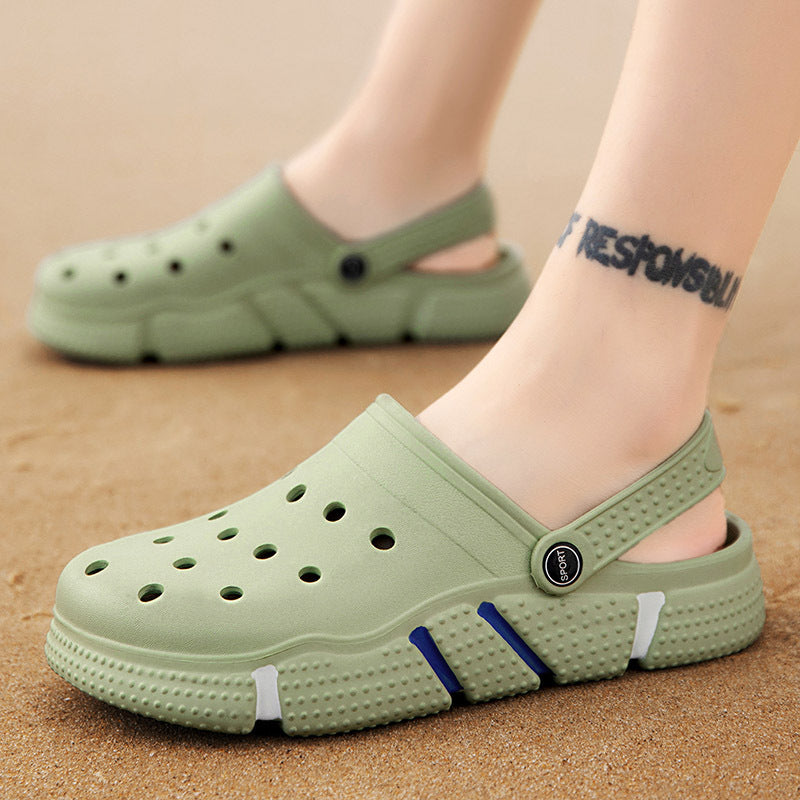 Men's Sandals with Hole Shoes for Cool and Casual Beach Slippers