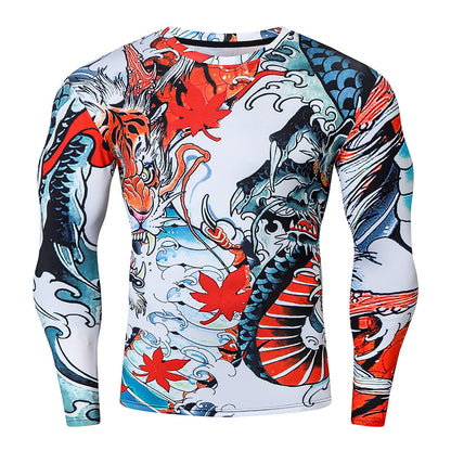 Premium 3D Slim Fit Long Sleeve T-Shirt-Stylish and Comfortable