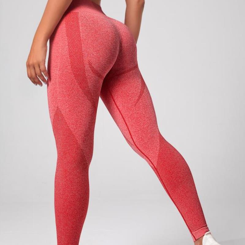 Women's Seamless High Waist Yoga Pants for Fitness and Running