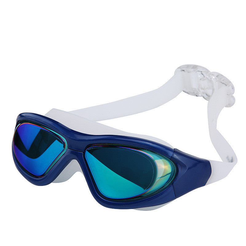 Waterproof Silicone Anti-Fog Swimming Goggles with Clear Vision